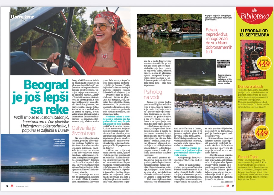 Dunavantura, reportaža u magazinu Blic